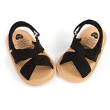 woloong Fashion Newborn Infant Baby Girls Princess Shoes Bowknot Toddler Summer Sandals PU Non-slip Shoes 0-18M
