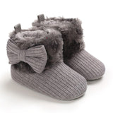 woloong Baby Winter Cute Shoes for Girls Walk Boots for Boys Star Ankle Kids Shoes Toddlers Comfort Soft Newborns Warm Knitted Booties
