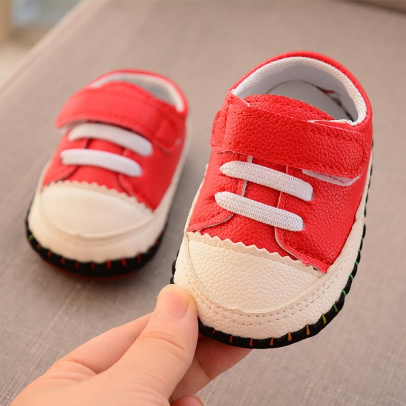 woloong Baby Boys Girls First Walkers Spring Autumn New Small Frog Sewing Bag Toddler Shoes Rubber Sole Baby Shoes