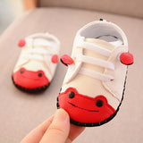 woloong Baby Boys Girls First Walkers Spring Autumn New Small Frog Sewing Bag Toddler Shoes Rubber Sole Baby Shoes