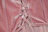 goosudu  Solid Velvet With Corset Gloves Sexy Bodycon Jumpsuit Summer Fall Slim Party Club Elegant Streetwear Outfit Y2K