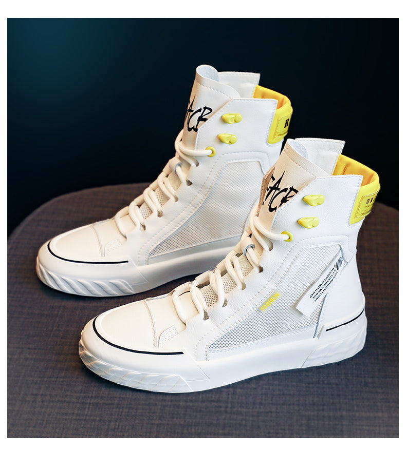 woloong Platform Women's Sneakers New Spring Canvas Lace-Up Vulcanized Shoes Summer Breathable White Casual Women Shoes