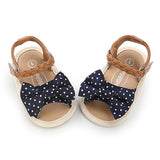 woloong Fashion Newborn Infant Baby Girls Princess Shoes Bowknot Toddler Summer Sandals PU Non-slip Shoes 0-18M