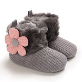 woloong Baby Winter Cute Shoes for Girls Walk Boots for Boys Star Ankle Kids Shoes Toddlers Comfort Soft Newborns Warm Knitted Booties