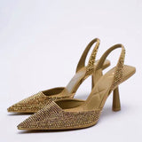 woloong  Women High Heel Fashion New Sandals Party Stiletto Women's Shoes Casual Sexy Sandals Ladies Shoes Footwear Zapatillas
