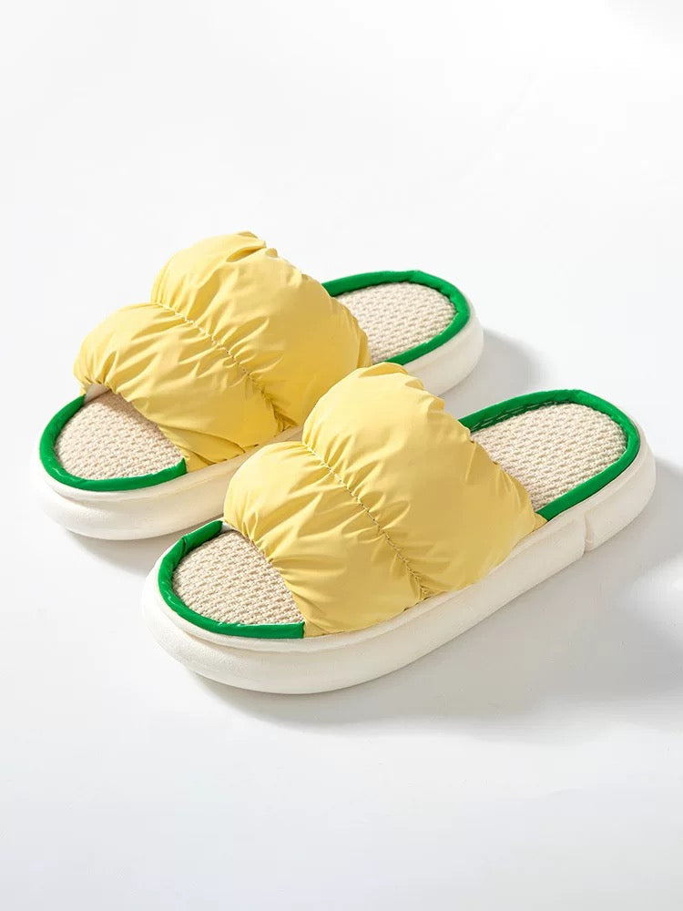 woloong  New Women Slippers Thick Bottom Mix Color Summer Shoes Woman Fashion Comfortable Shoes Couple Footwear Size 36-45