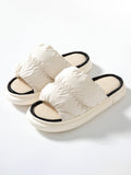 woloong  New Women Slippers Thick Bottom Mix Color Summer Shoes Woman Fashion Comfortable Shoes Couple Footwear Size 36-45