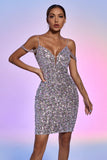 goosudu Melica Sequin Mini Dress