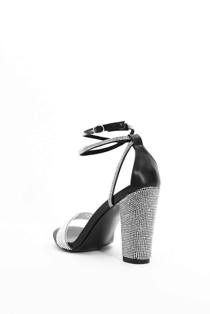 goosudu Naima Diamante Strappy Heeled Sandals