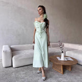 Spice Girls  Summer New Fairy Wind Fungus Edge Suspender  Pure Desire Dress ins Wind