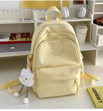 Schoolbag Girl College Students' Backpack Japanese Style All-Matching Niche Student University Style Korean Style Girl Backpack Travel Bag