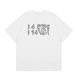 GOOSUDU Exclusive for Cross-Border Maison Margiela Magila MM6 Cotton Double Yarn Men's T-shirt Short Sleeve High Quality in Stock