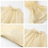 2025 New Chinese Style Crew Neck Solid Color Button Shirt Loose Mulberry Silk Niche Premium Top N2021