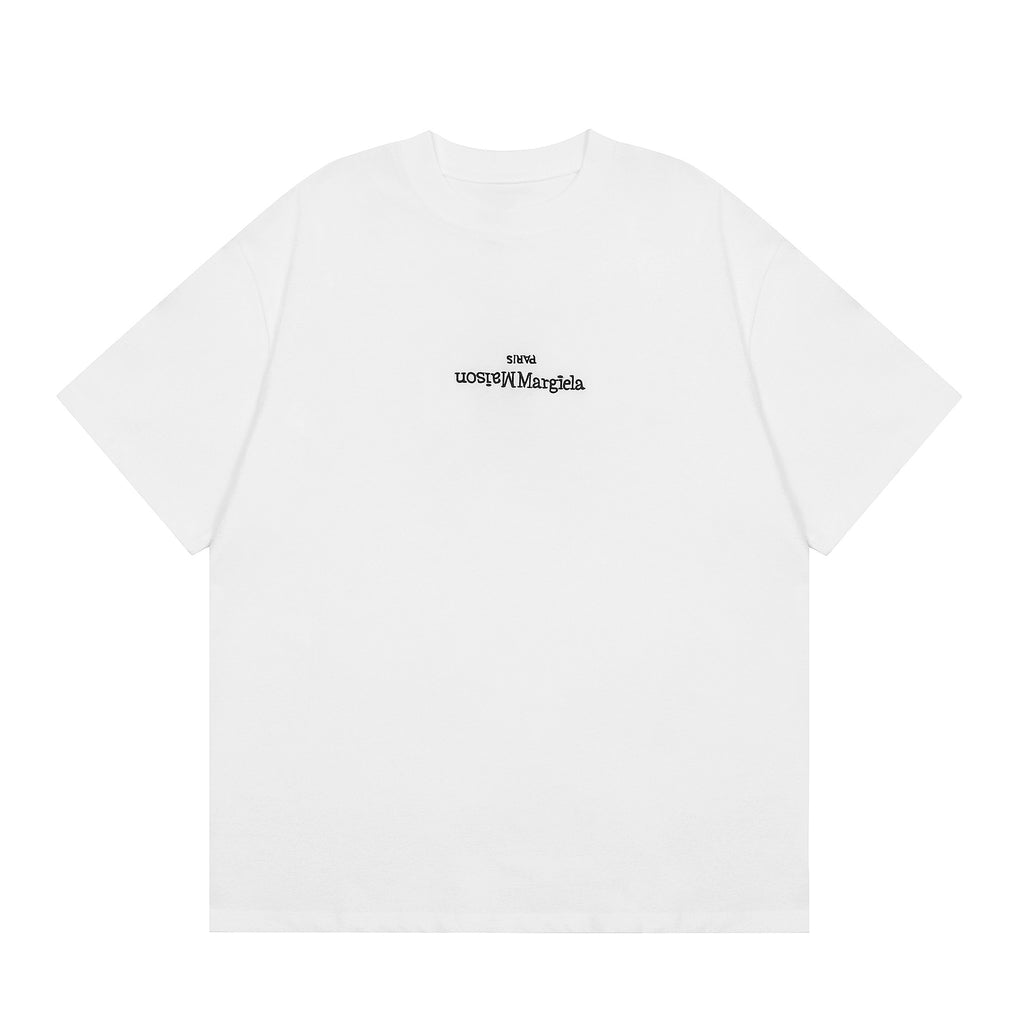 GOOSUDU Exclusive for Cross-Border Maison Margiela Magila MM6 Cotton Double Yarn Men's T-shirt Short Sleeve High Quality in Stock