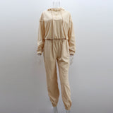 GOOSUDU New new corduroy suit women's sports and leisure Europe, America, autumn and winter zipper hooded sweater sweatpants two-piece set women