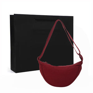 Fitting Room Same Style Women's Messenger Bag Xiaohongshu Nylon Dumpling Bag Student Shoulder Bag Casual Cloth Bag Factory Supply
