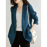 2025 Senior Design Sense Niche Blazer Female Spring and Autumn Celebrity Temperament Muse Fan Commuter Casual Suit Occupation