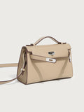 GOOSUDU 2025 New fashionable Kelly bag commuting simple and fashionable classic versatile single shoulder oblique span women's bag hand carry high sense