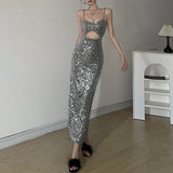 popular new summer New 2025 style sexy babes personality niche street slim and thin suspender dress