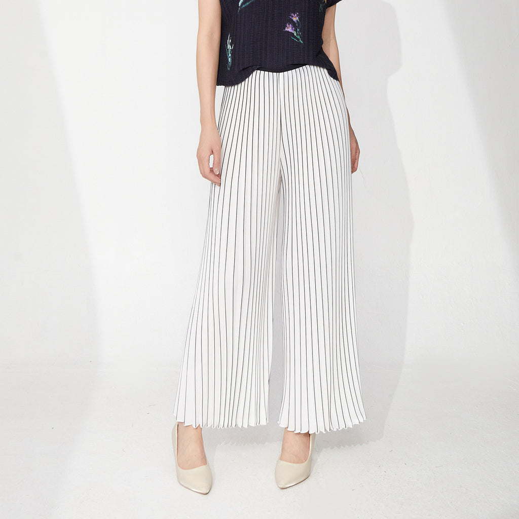2025 Women's pants summer thin casual pants drooping feeling loose large size elastic waist versatile trouser skirt fashion  wide-leg pants