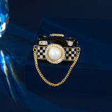 2025 Coat Coat Suit Accessories Cardigan Fixed Clothes Pin Creative Niche Design Sense Retro Camera Brooch