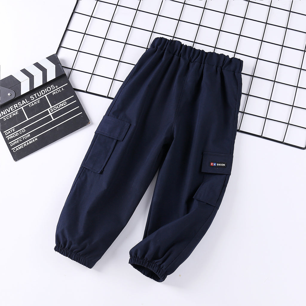 New Children's Pants Spring and Autumn Summer Boys' Girls' Casual Pants Children's Overalls Children Children's Anti-Mosquito Trousers