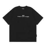 GOOSUDU Exclusive for Cross-Border Maison Margiela Magila MM6 Cotton Double Yarn Men's T-shirt Short Sleeve High Quality in Stock