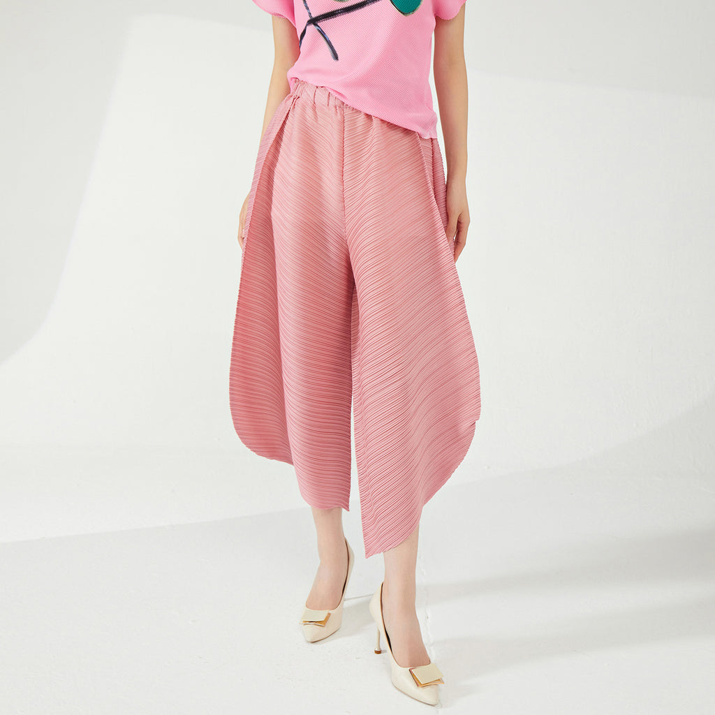 2025 personalized radish pants Harlan pants women's loose large size design sense niche fashion versatile casual pleated pants