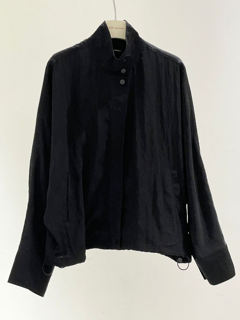 2025 ES MODISH spring new product solid color outdoor casual outer trench coat shirt versatile loose simple top women