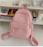 Schoolbag Girl College Students' Backpack Japanese Style All-Matching Niche Student University Style Korean Style Girl Backpack Travel Bag