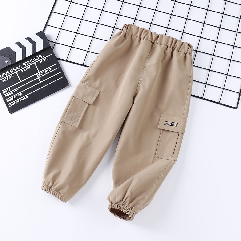 New Children's Pants Spring and Autumn Summer Boys' Girls' Casual Pants Children's Overalls Children Children's Anti-Mosquito Trousers