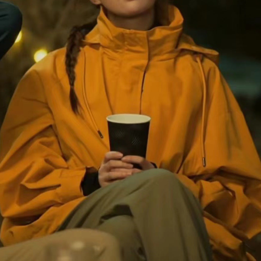 2025 The Story of the Rose Liu Yifei Huang Yimei Same Spring and Autumn Tooling Jacket Women's Mountaineering Couple Jacket Trendy Brand