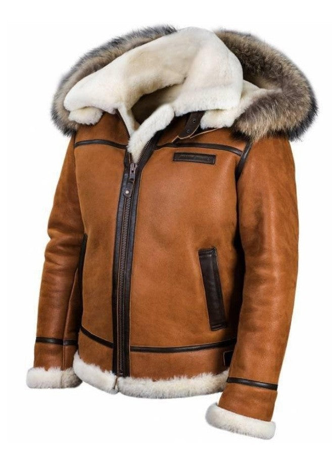 2025 winter youth solid color beltless zipper digging bag brown fit casual spot cotton zipper coat