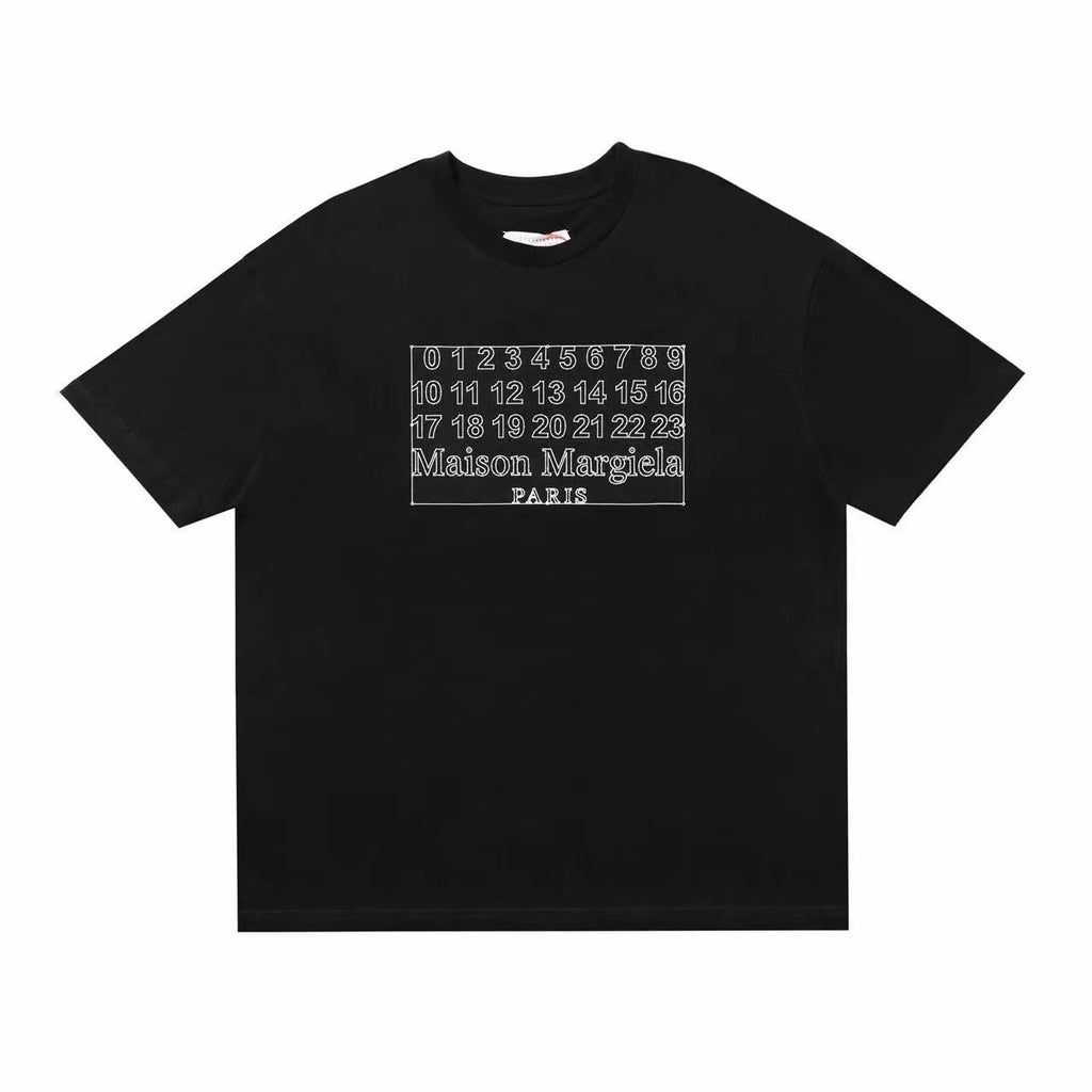GOOSUDU Exclusive for Cross-Border Maison Margiela Magila MM6 Cotton Double Yarn Men's T-shirt Short Sleeve High Quality in Stock