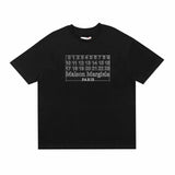 GOOSUDU Exclusive for Cross-Border Maison Margiela Magila MM6 Cotton Double Yarn Men's T-shirt Short Sleeve High Quality in Stock