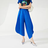 2025 personalized radish pants Harlan pants women's loose large size design sense niche fashion versatile casual pleated pants