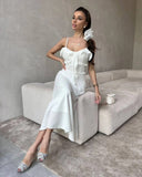 Spice Girls  Summer New Fairy Wind Fungus Edge Suspender  Pure Desire Dress ins Wind