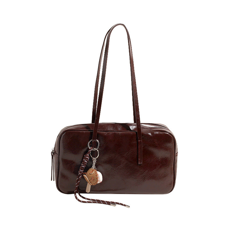 GOOSUDU 2025 Korean version of portable commuter bag women's new trendy retro underarm bag versatile large-capacity high-end shoulder tote bag