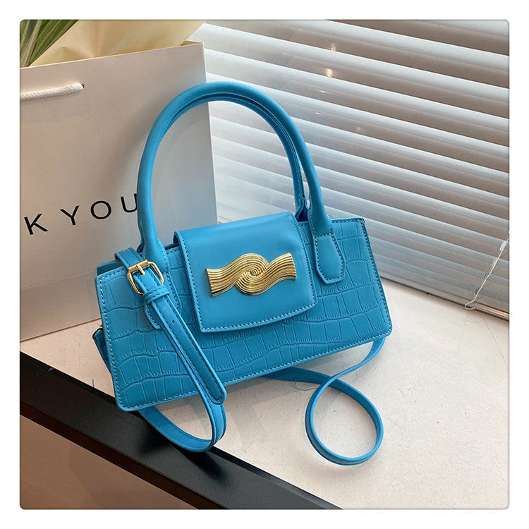 GOOSUDU 2025 Bag Women's   New Small Square Bag Star Same Stone Pattern Handbag Versatile Trend One Shoulder Crossbody