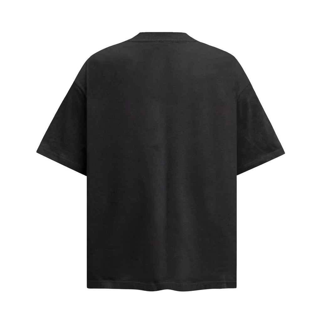 2025 6105 2025n Street 2025 Summer Pattern Printing Design Men's Loose Premium Crew Neck Short Sleeve T-Shirt