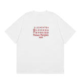 GOOSUDU Exclusive for Cross-Border Maison Margiela Magila MM6 Cotton Double Yarn Men's T-shirt Short Sleeve High Quality in Stock