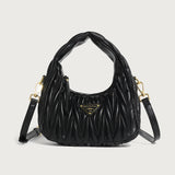 GOOSUDU 2025 Niche design handbag spring women's versatile exquisite high-end pleated underarm bag fashion summer