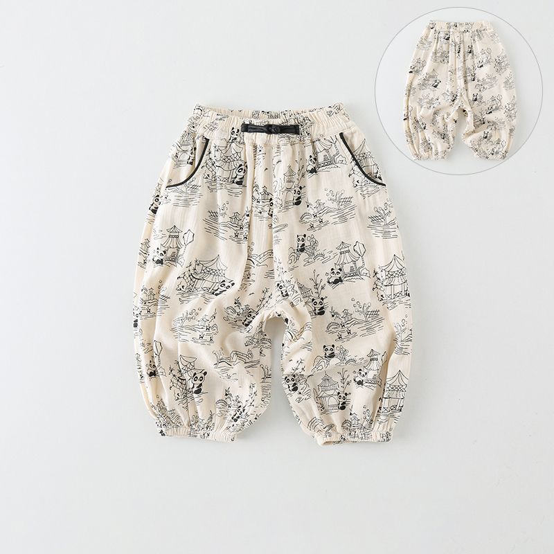 Boys' Pants Children's Anti-Mosquito Pants  Summer New Loose All-Match Children Casual Pants Baby Thin Pants