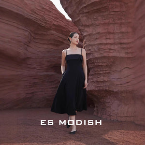 2025 ES MODISH spring new products must order surge products  sexy tube top waist black suspender dress girls