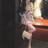 2025 popular autumn new classic senior commuter casual loose lazy style khaki long waist trench coat