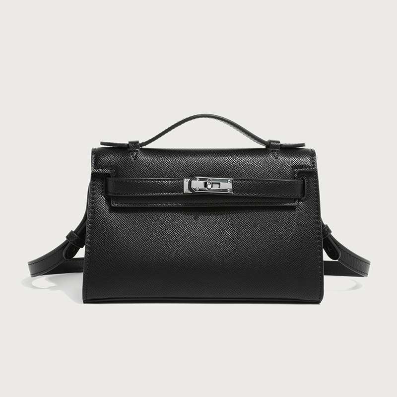 GOOSUDU 2025 New fashionable Kelly bag commuting simple and fashionable classic versatile single shoulder oblique span women's bag hand carry high sense
