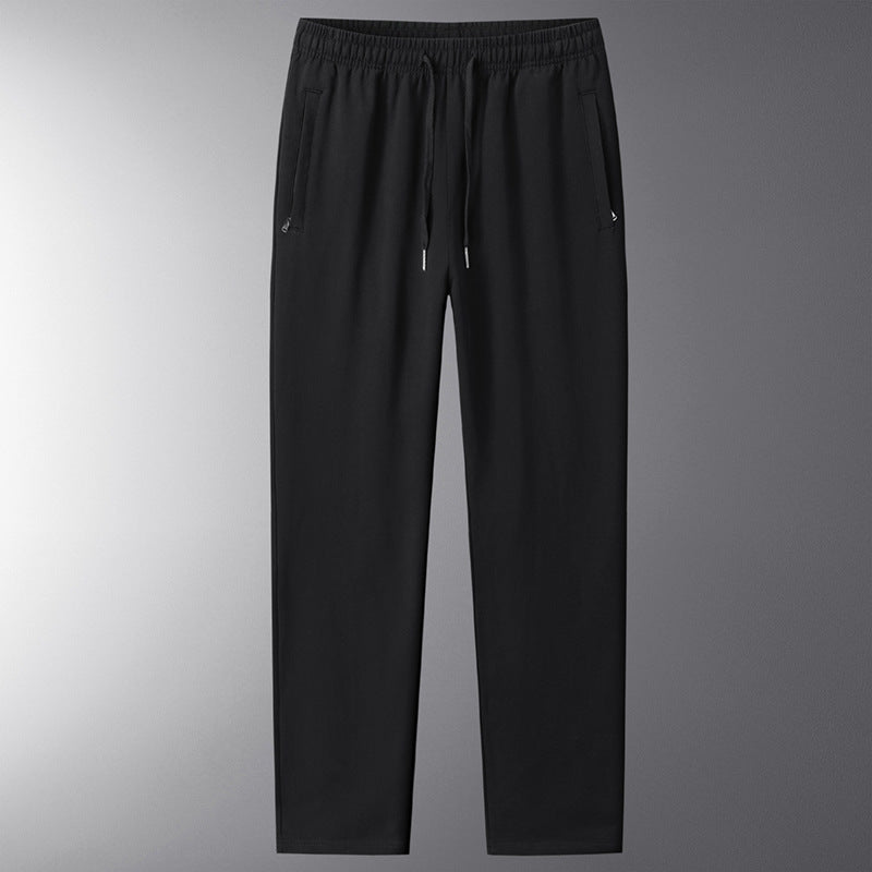 GOOSUDU Autumn Sports Casual Pants Men's Loose Oversized Track Pants Men's Pure Cotton Straight Trousers Men's Wholesale Knitted Pants Men