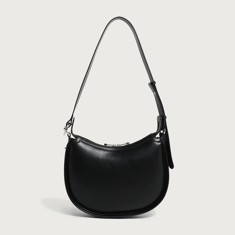 GOOSUDU 2025 Autumn and winter new fashion crescent bag portable shoulder oblique span bag simple high-end niche design women's bag