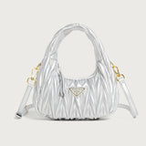 GOOSUDU 2025 Niche design handbag spring women's versatile exquisite high-end pleated underarm bag fashion summer