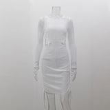 GOOSUDU 2025 New new classic women's clothing summer explosion temperament hollow dress short beach skirt holiday transparent